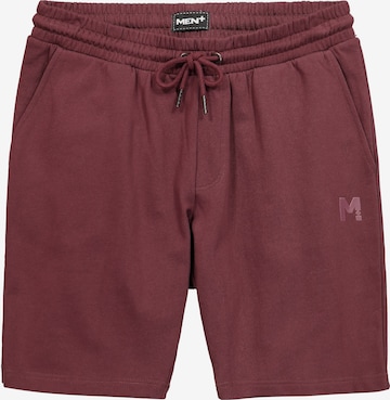 Men Plus Shorts in Rot: Vorderseite
