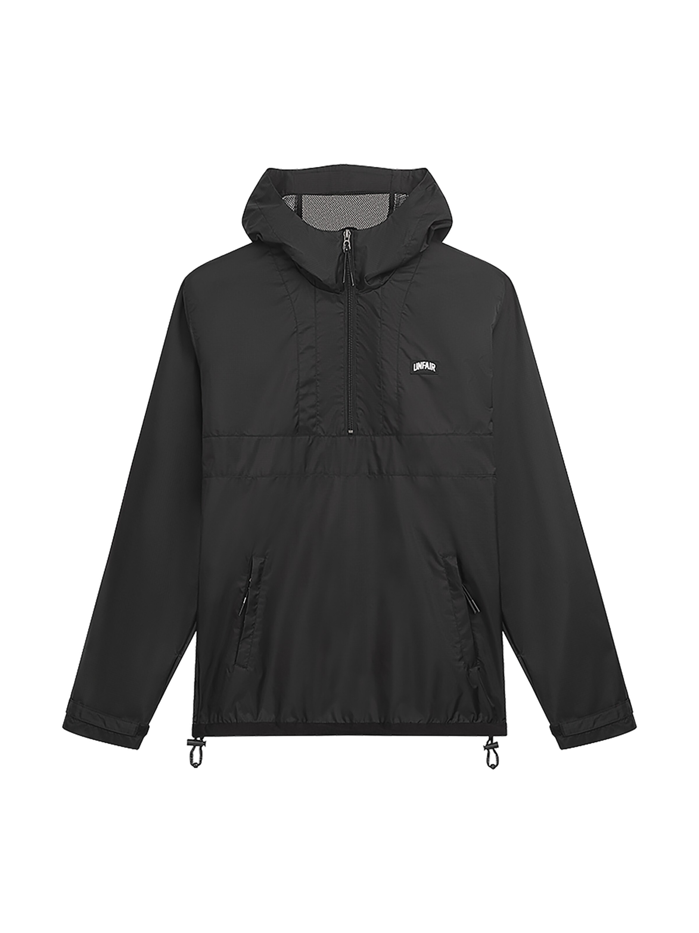 Unfair Athletics Between-Seasons Parka 'Ripstop' in Black: front