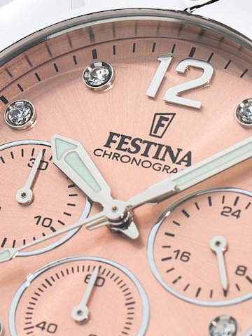 FESTINA Analogové hodinky 'Chronograph Boyfriend' – pink