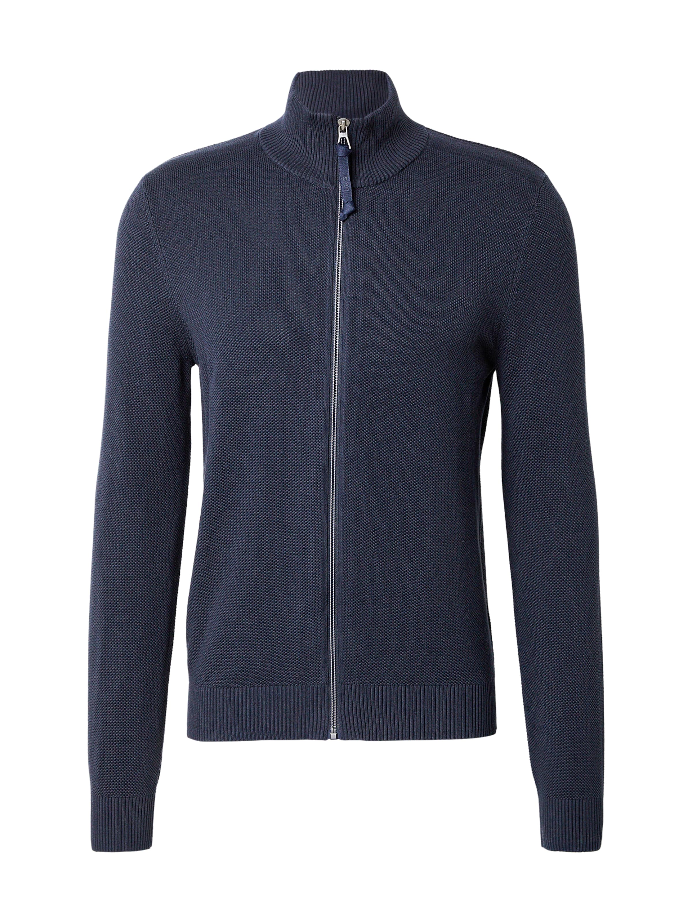 Vestes en maille LERROS en bleu : devant