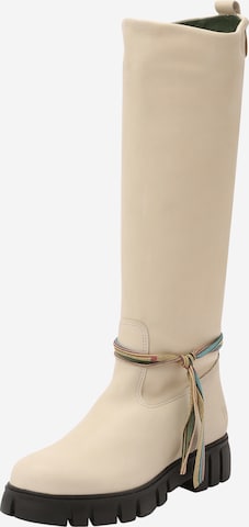 Bottes 'Saura' FELMINI en beige : devant