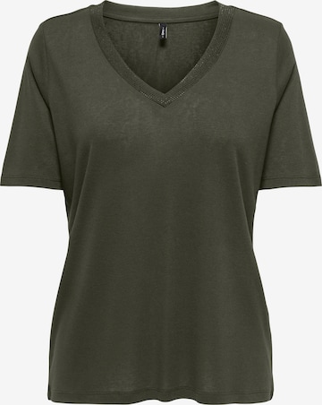ONLY Shirt in Groen: voorkant