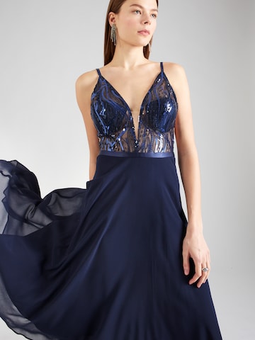 Vera Mont - Vestido de cocktail em azul