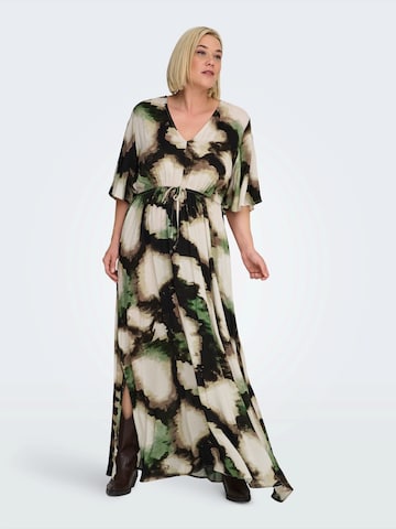 smėlio ONLY Carmakoma Suknelė: priekis