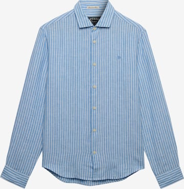 Chemise Superdry & Co en bleu : devant