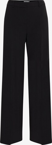 b.young Loose fit Trousers with creases 'DANTA' in Black: front