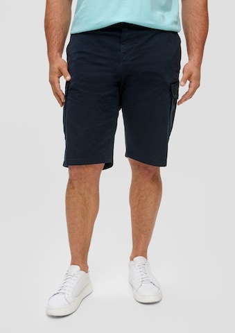 regular Pantaloni cargo di s.Oliver in blu: frontale