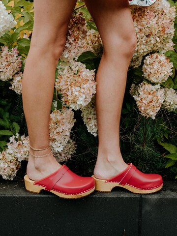 Vollsjö Clogs '125-901S-D' in Rot