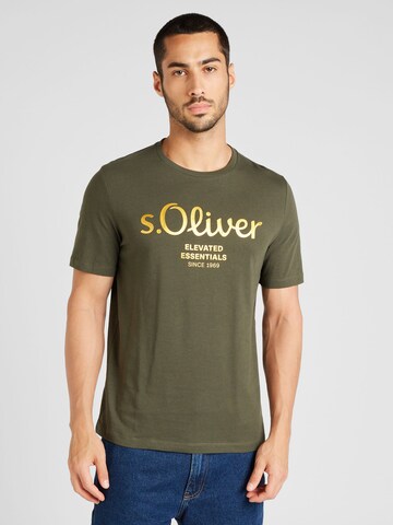 s.Oliver Shirt in Grün: Vorderseite