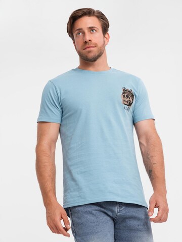 Ombre Shirt in Blauw