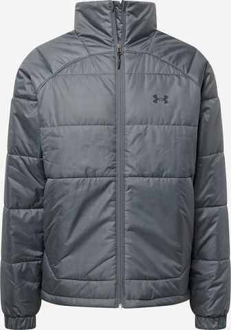 UNDER ARMOUR Athletic Jacket in Grey: front