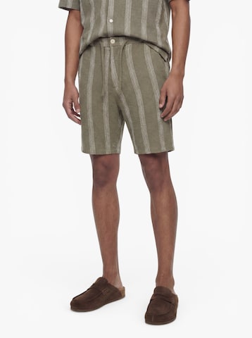 Regular Pantalon 'SLHSAL' SELECTED en gris : devant