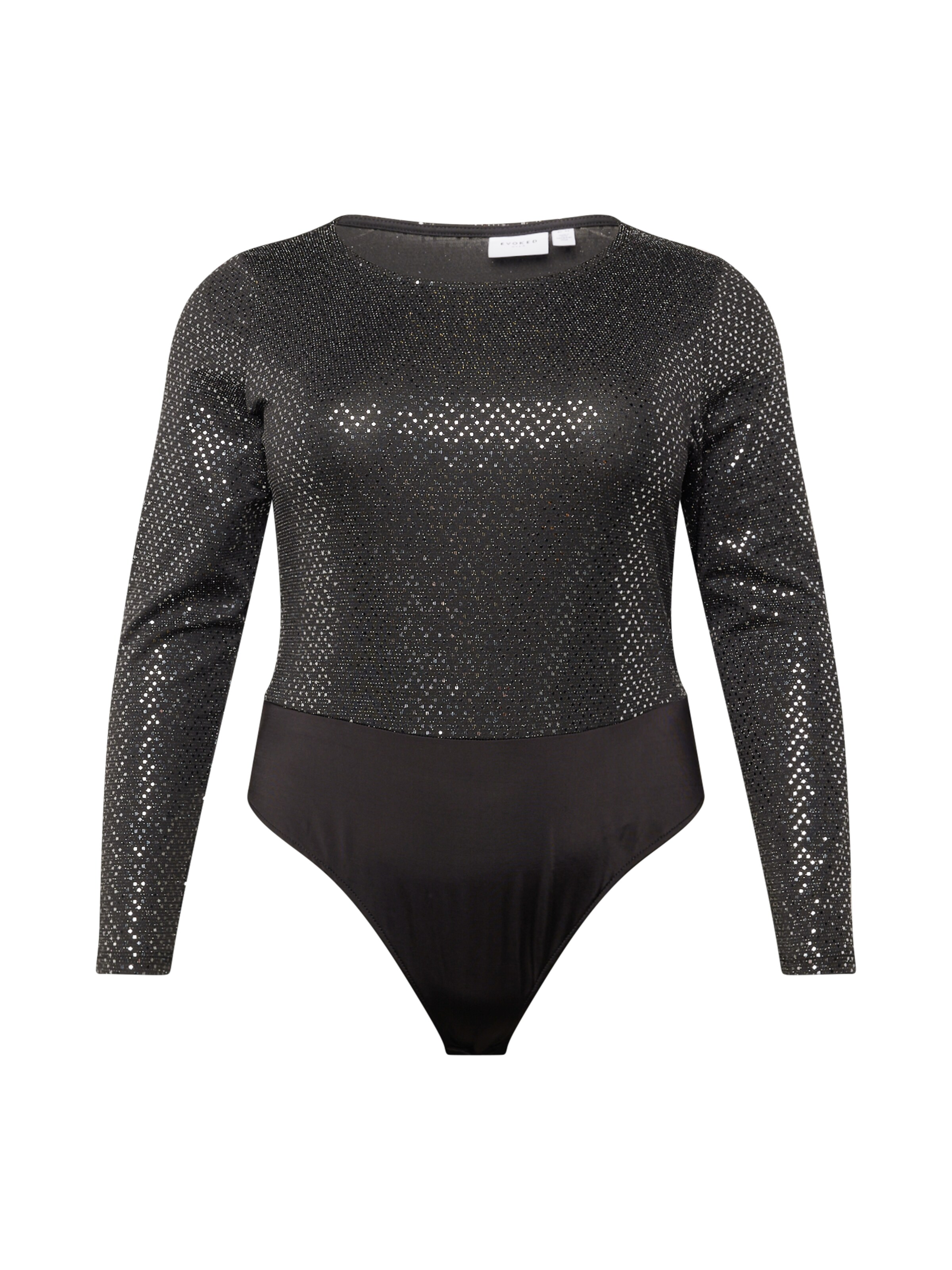 EVOKED Rövid body 'KALLA' - fekete: elől