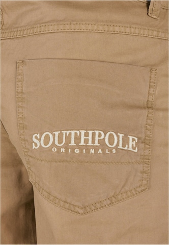 SOUTHPOLE Tapered Hose in Beige