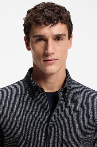 BOSS Slim fit Button Up Shirt in Blue