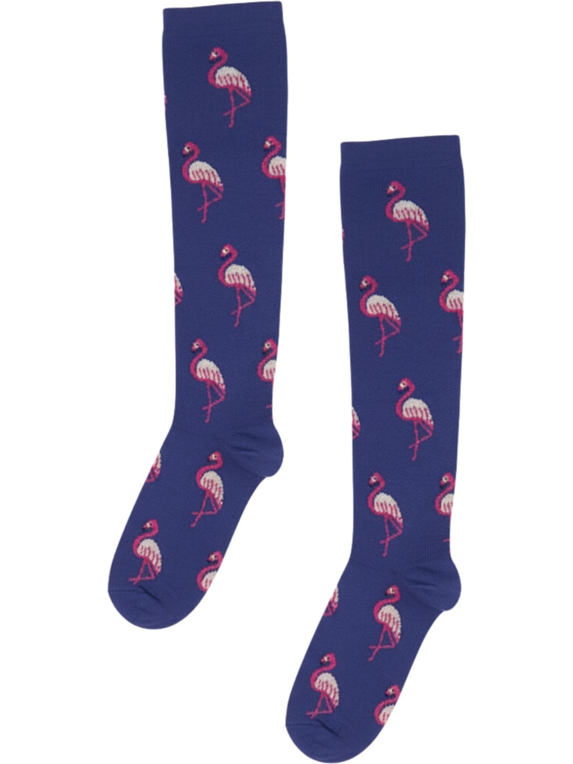 Chaussettes montantes Sokisahtel en bleu : devant
