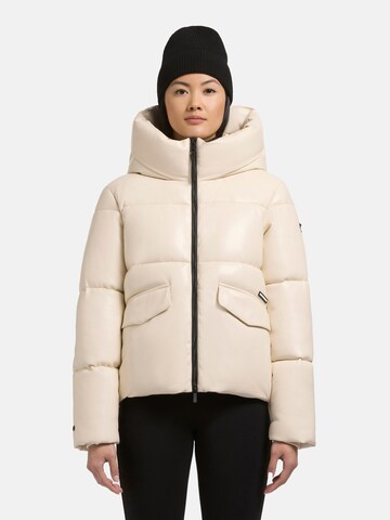 khujo Winter Jacket 'Aurora' in White: front