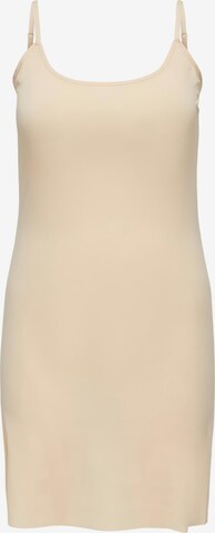 ONLY Carmakoma Jurk 'LINNEA' in Beige: voorkant