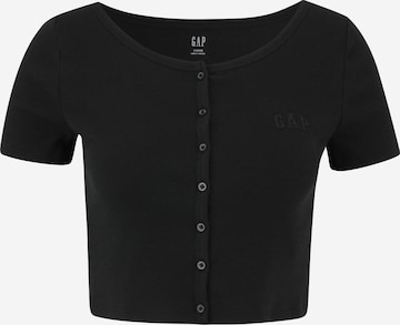 Gap Petite Knit cardigan in Black: front