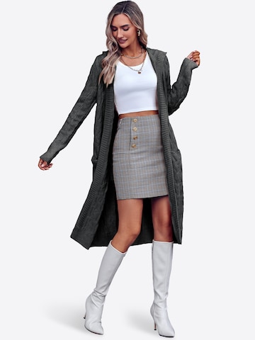 Imily Bela Lang cardigan i grå