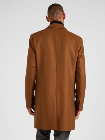 HUGO Between-Seasons Coat 'Migor' in Brown