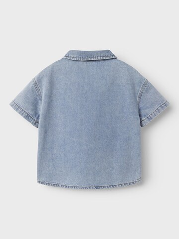 Coupe regular Chemise NAME IT en bleu