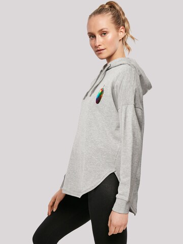 Sweat-shirt 'Colorfood Collection - Rainbow Apple' F4NT4STIC en gris