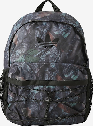 Kuprinė iš ADIDAS ORIGINALS, spalva – tamsiai mėlyna jūros spalva / safyro / ruda / juoda, Prekių apžvalga