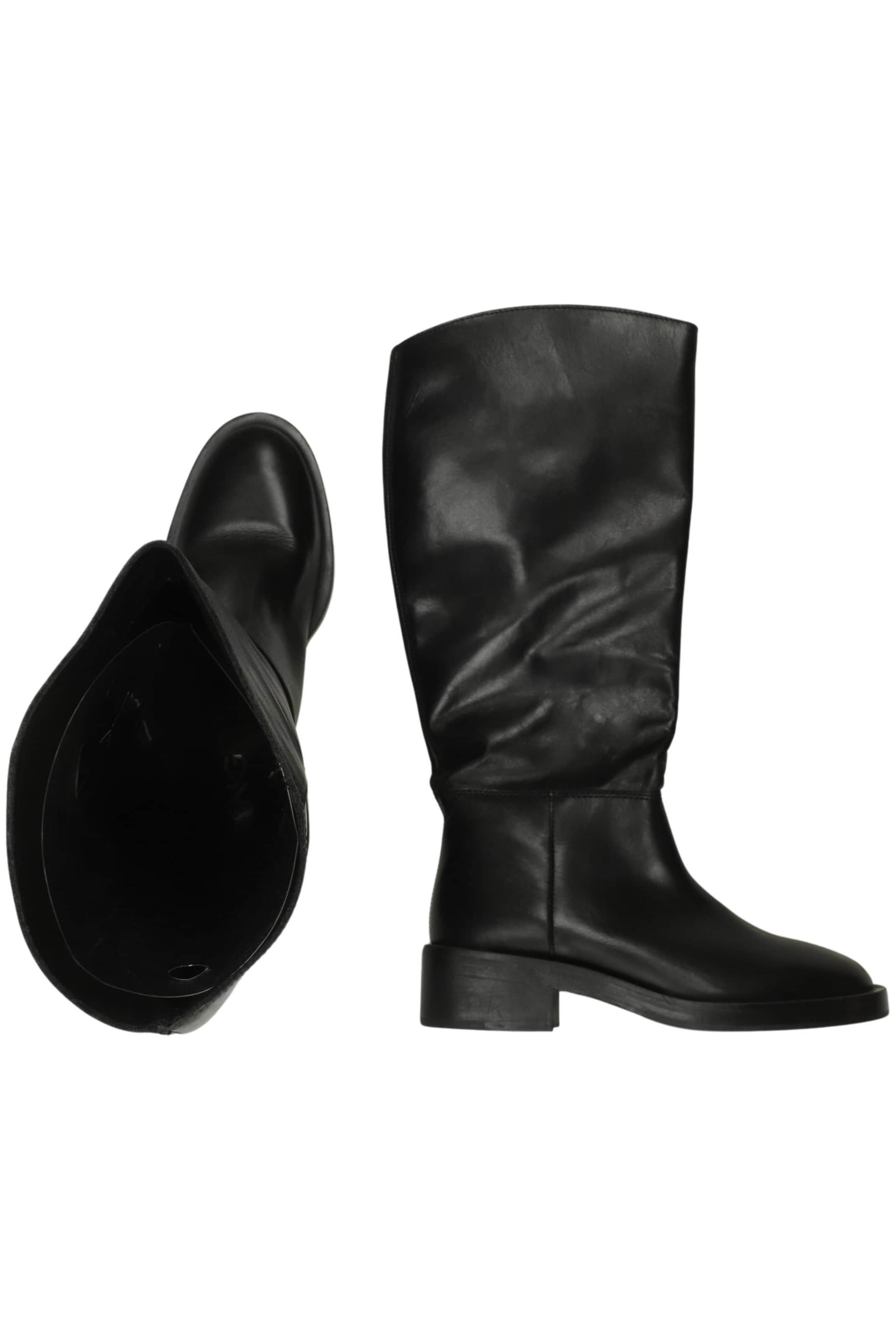 MANGO Stiefel 38 in Schwarz: Vorderseite