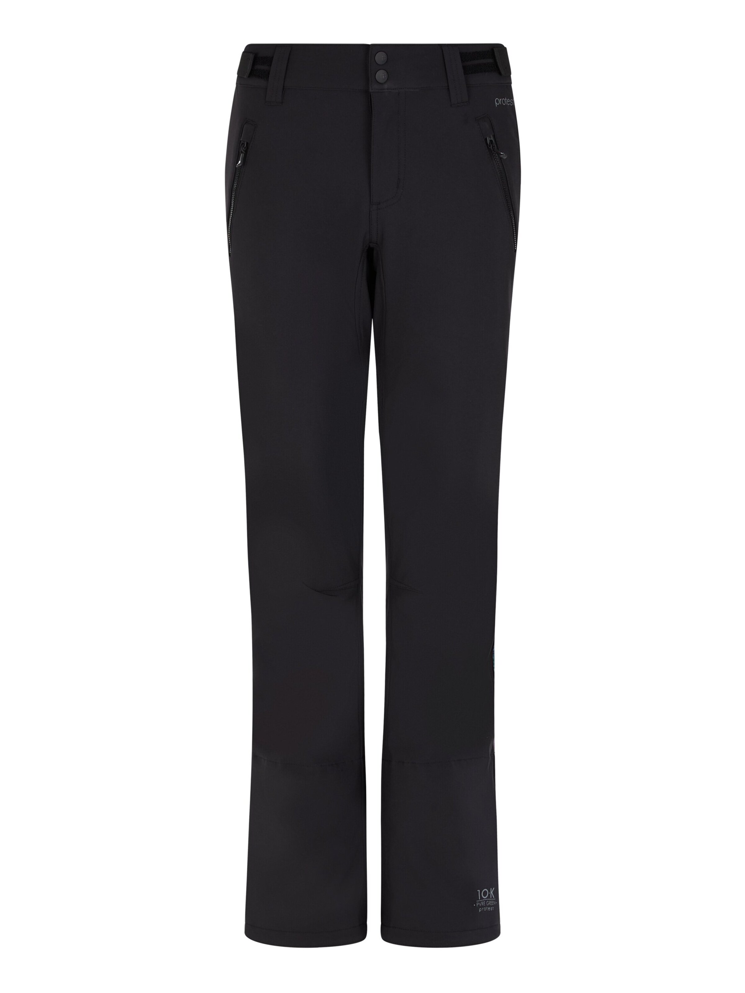 PROTEST Slimfit Sporthose 'PRTCOCOS' in Schwarz: Vorderseite