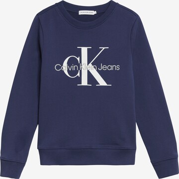 Calvin Klein Jeans Sweatshirt in Blau: predná strana