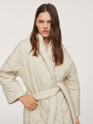 MANGO Zimní kabát 'Verdure' – béžová
