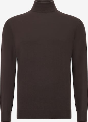 Boggi Milano Свитер в Коричневый: спереди