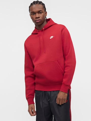 Bluză de molton 'CLUB' de la Nike Sportswear pe roșu
