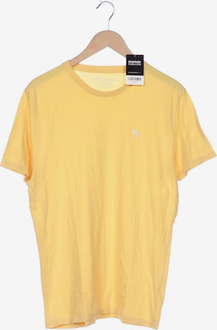 Abercrombie & Fitch T-Shirt L in Gelb: predná strana