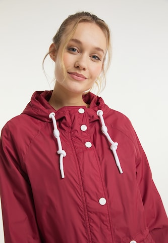 Parka mi-saison DreiMaster Maritim en rouge