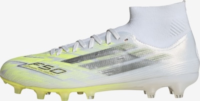 ADIDAS PERFORMANCE Chaussure de foot 'F50 Sparkfusion Pro' en jaune / gris argenté / noir / blanc, Vue avec produit
