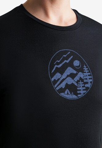 juoda ICEBREAKER Sportiniai marškinėliai 'Tech Lite III'