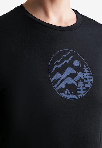 ICEBREAKER Funktionsshirt 'Tech Lite III' in Schwarz