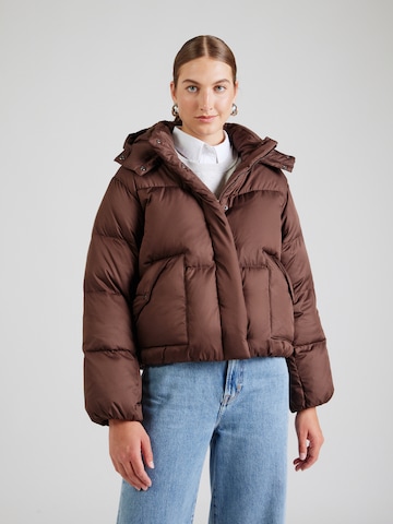 LEVI'S ® - Casaco de inverno 'Western Bubble Shortie Jacket' em castanho: frente