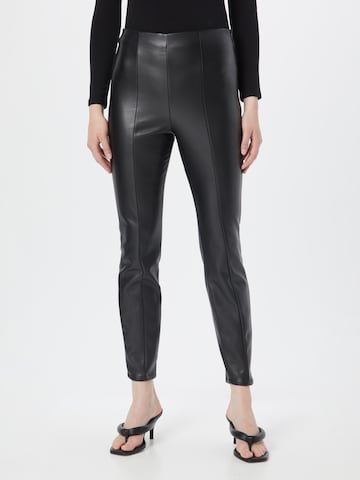 Karen Millen Skinny Leggings in Black: front