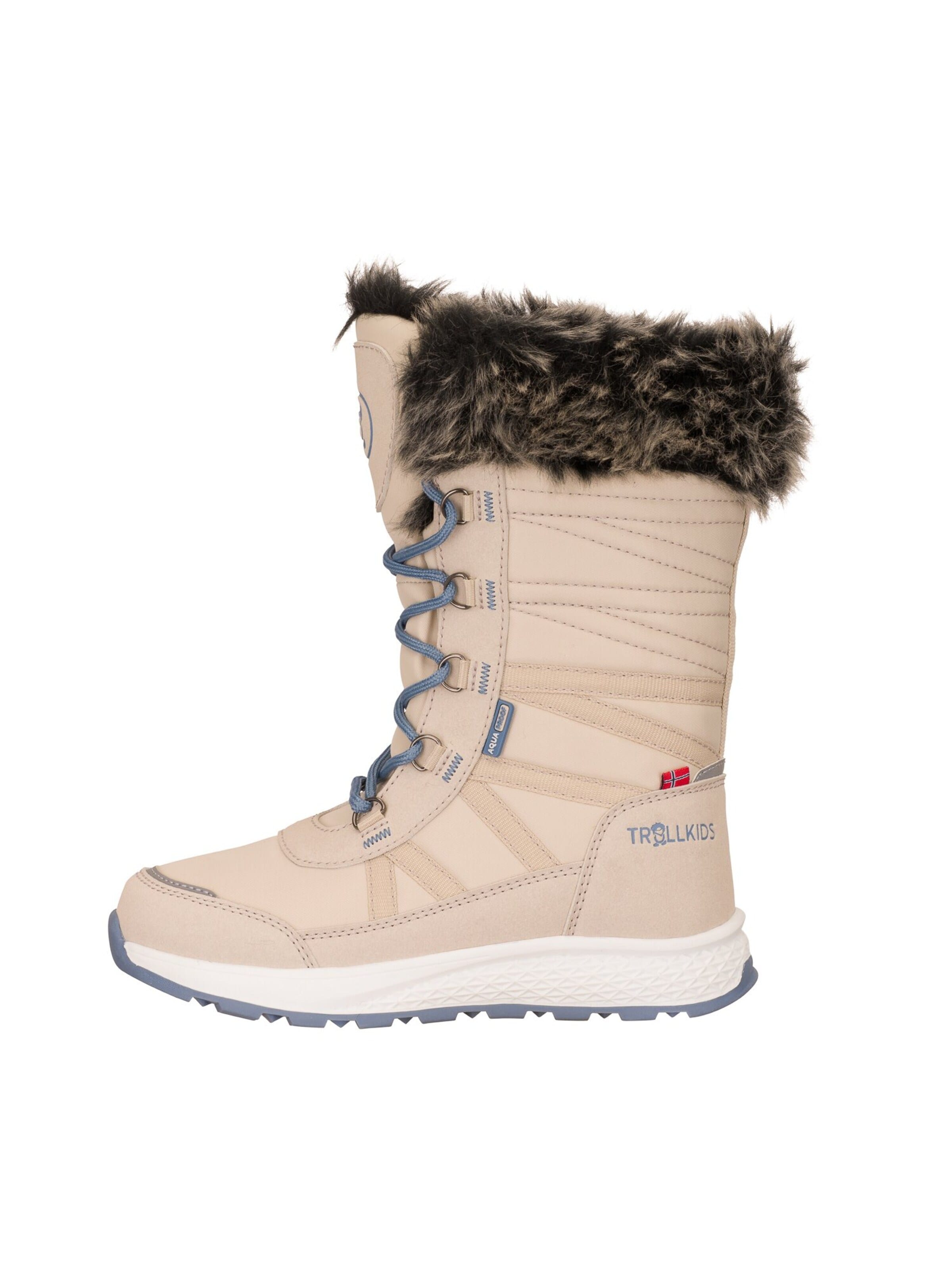 TROLLKIDS Snow Boots in Beige: front