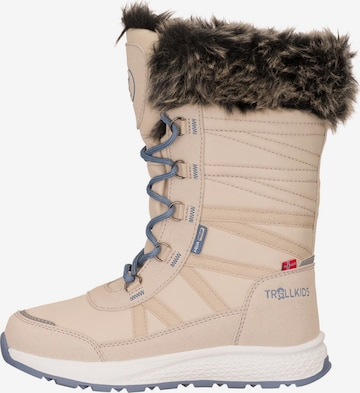 TROLLKIDS Snow Boots in Beige: front