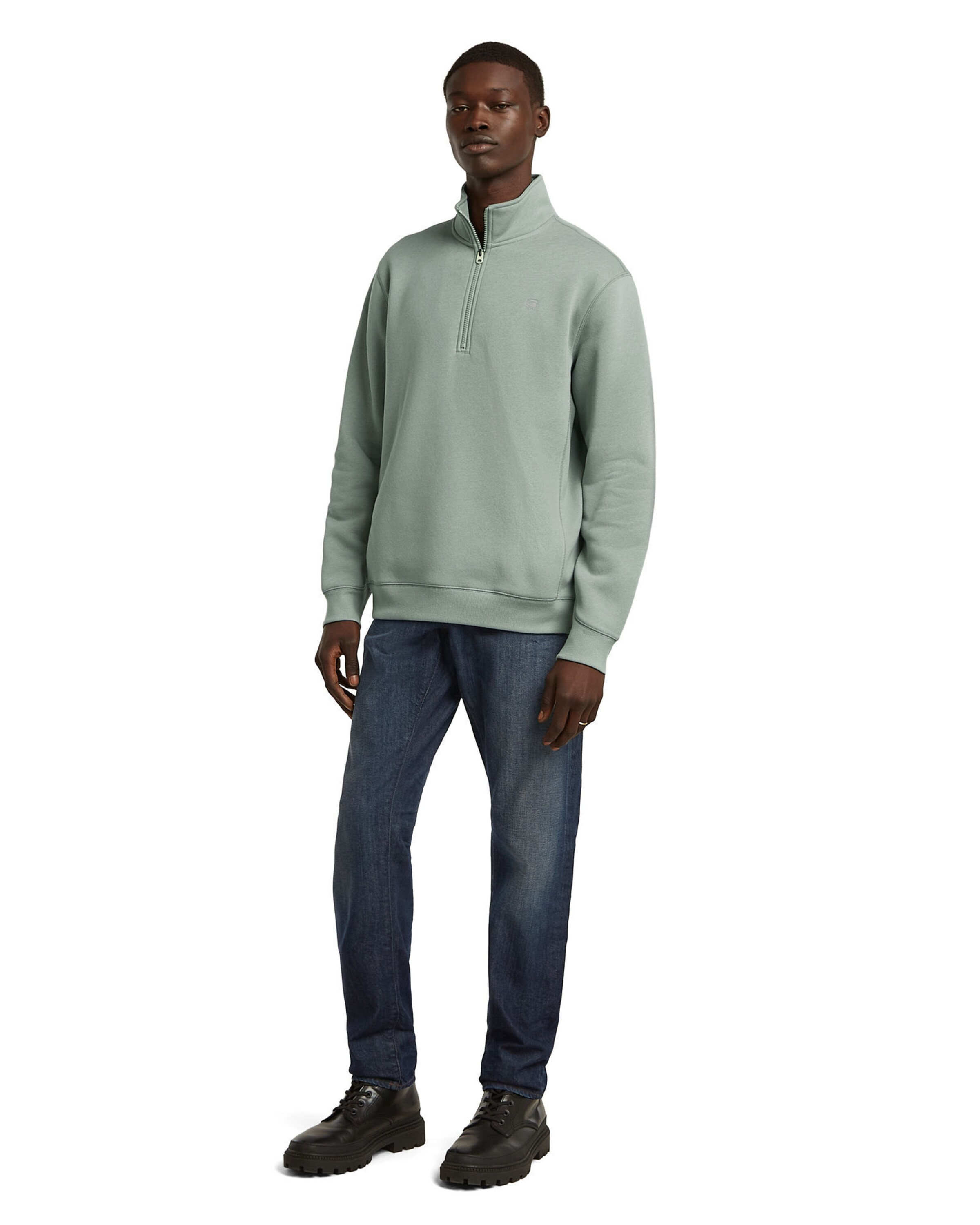 G-STAR Sweatshirt 'Premium Core' in Groen