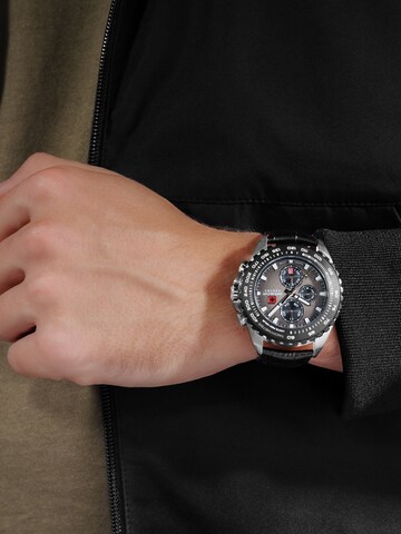 SWISS MILITARY HANOWA Analog watch 'Stone Marten' in Black