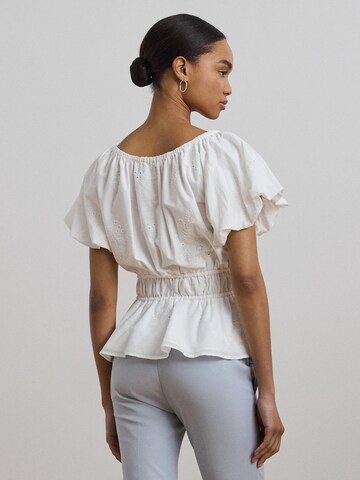 Lauren Ralph Lauren Μπλούζα σε λευκό