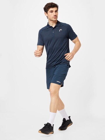 HEAD Regular Sportshorts 'POWER' in Blau