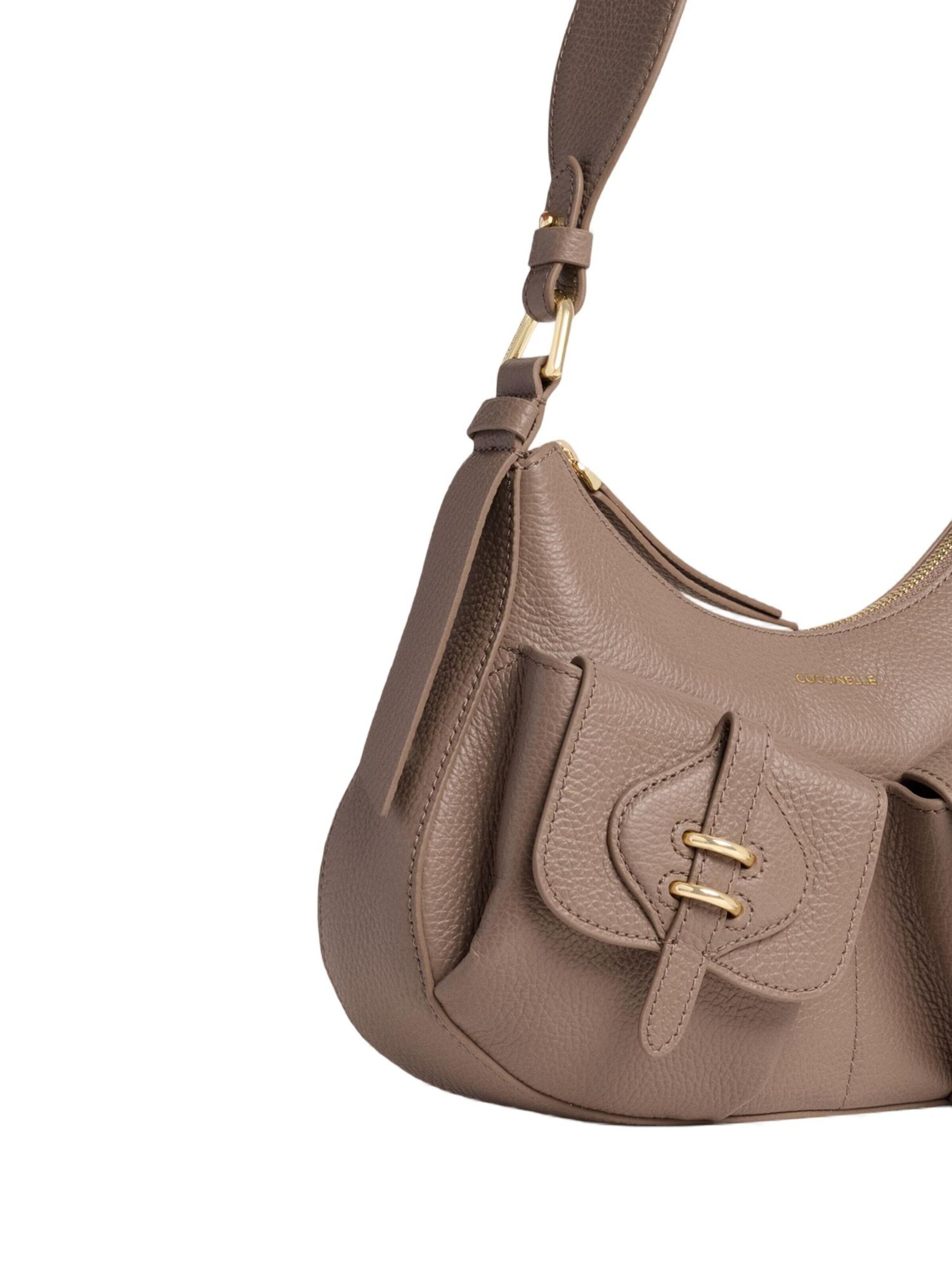 Coccinelle Schoudertas 'Mavery Pocket 1' in Grijs
