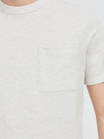 Casual Friday Shirt ' CFJASPER mélange tee with chest pocket ' in Beige