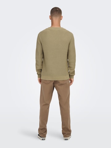 Only & Sons Pullover in Grau